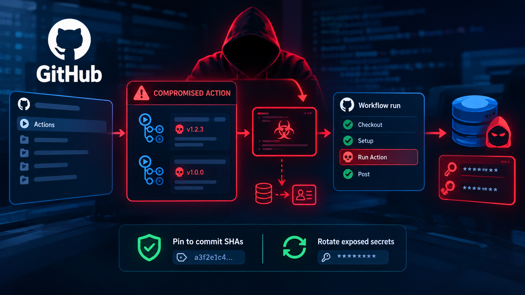 Compromised GitHub Actions Resurface, Silently Resume Serving Malware