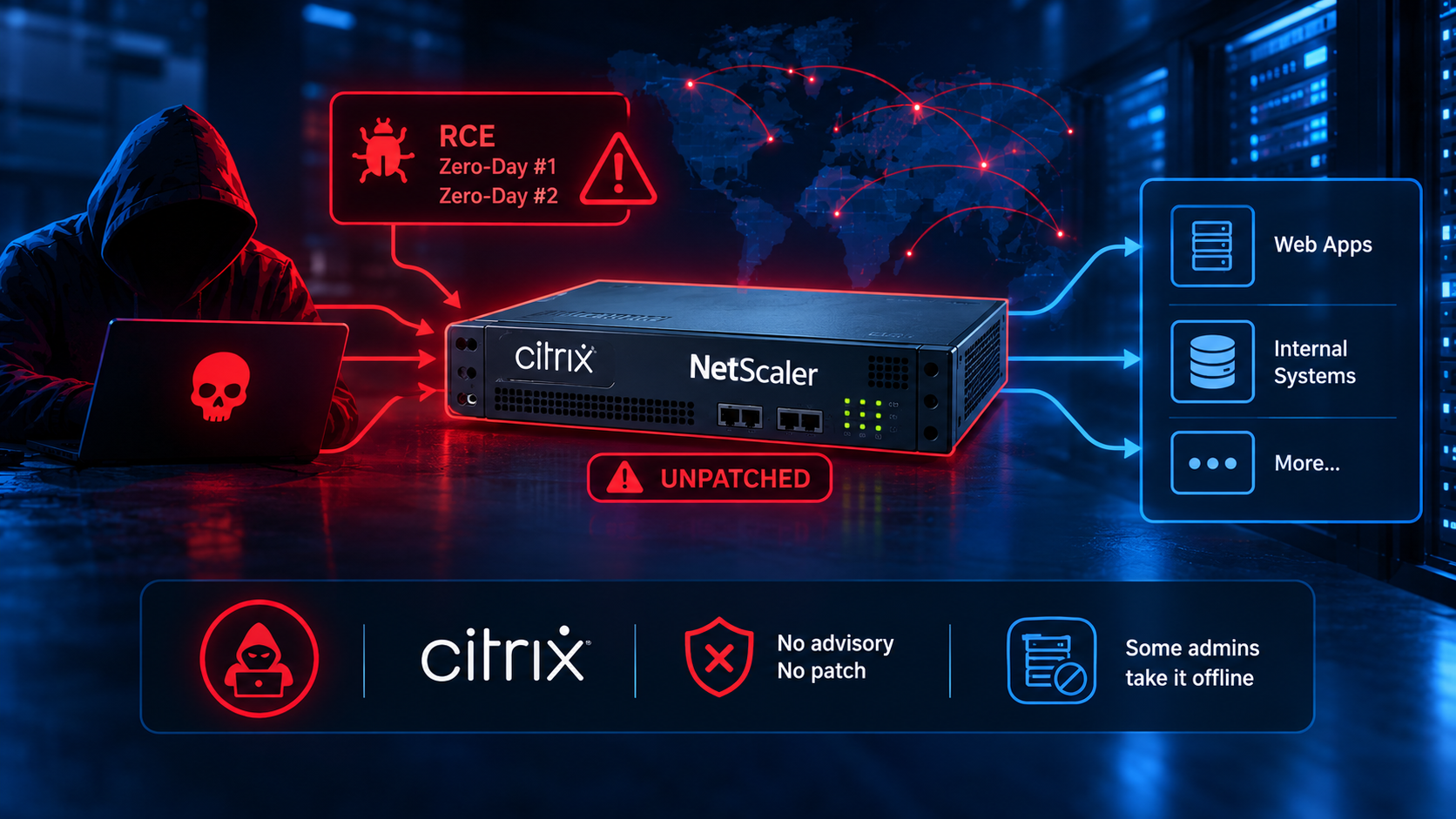 Two Unpatched Citrix NetScaler Zero-Days Under Active Exploitation