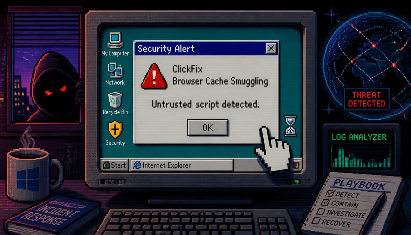 ClickFix Browser Cache Smuggling: Detection and Response for Windows Teams